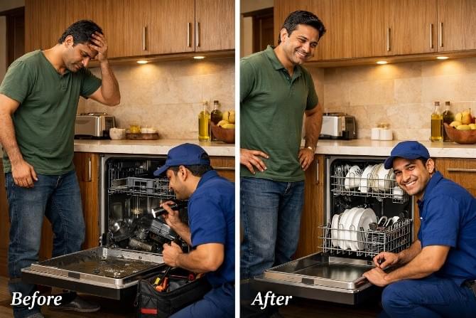 Affordable Dishwasher Service in Chennai – 90-Day Repair Warranty